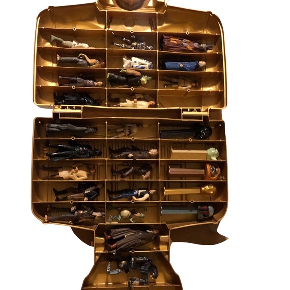 Vintage 1983 Star Wars Kenner C-3PO Talking Case with 24 vtg figures 5 90’s pez - Picture 8 of 17